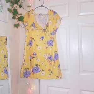 Yellow Forever 21 Dress